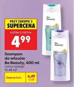 Biedronka Szampon do włosów Be Beauty, 400 ml oferta