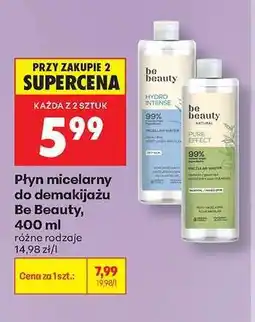 Biedronka Płyn micelarny do demakijażu Be Beauty, 400 ml oferta