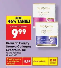 Biedronka Krem do twarzy Soraya Collagen Expert 50 ml oferta