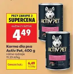 Biedronka Karma dla psa Activ Pet, 400 g oferta