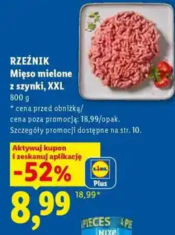 Lidl RZEŹNIK Mięso mielone z szynki, XXL oferta