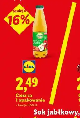 Lidl Sok jabłkowy Solevita oferta