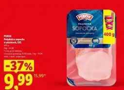 Lidl PIKOK Polędwica sopocka w plastrach, XXL oferta