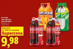 Lidl Coca-Cola, Coca-Cola Zero, Fanta lub Sprite oferta
