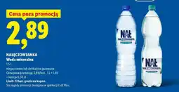 Lidl NAŁĘCZOWIANKA Woda mineralna oferta