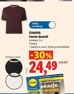 Lidl Esmara Sweter damski oferta