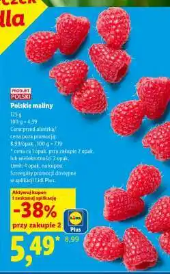 Lidl Polskie maliny oferta