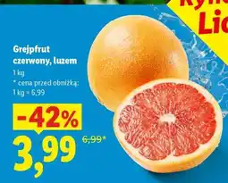 Lidl Grejpfrut czerwony, luzem oferta