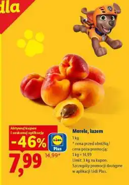 Lidl Morele luzem oferta