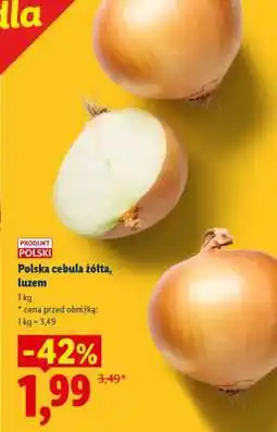 Lidl Polska cebula żółta luzem oferta