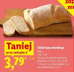 Lidl Chleb typu włoskiego oferta