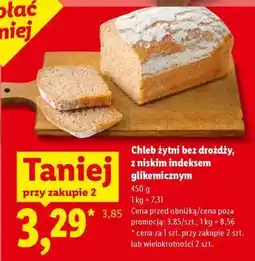 Lidl Chleb żytni bez drożdży oferta