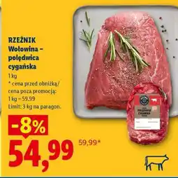 Lidl RZEŹNIK Wołowina – polędwica cygańska oferta