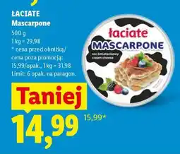 Lidl ŁACIATE Mascarpone oferta