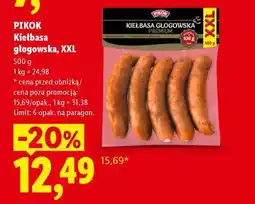 Lidl PIKOK Kiełbasa głogowska, XXL oferta