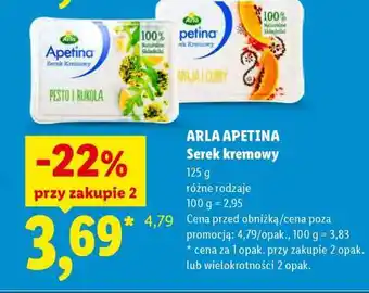 Lidl ARLA APETINA Serek kremowy oferta