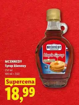Lidl MCENNEDY Syrop klonowy oferta
