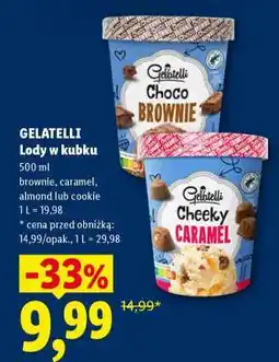 Lidl Gelatelli Lody w kubku oferta