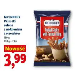 Lidl MCENNEDY Paluszki solone z nadzieniem z orzeszków oferta