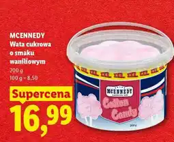 Lidl MCENNEDY Wata cukrowa o smaku waniliowym oferta