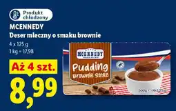Lidl MCENNEDY Deser mleczny o smaku brownie oferta