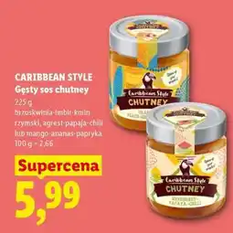 Lidl CARIBBEAN STYLE Gęsty sos chutney oferta