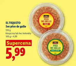 Lidl EL TEQUITO Sos pico de gallo oferta