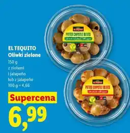 Lidl EL TEQUITO Oliwki zielone oferta