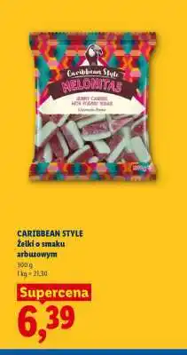 Lidl CARIBBEAN STYLE Żelki o smaku arbuzowym oferta