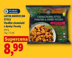 Lidl LATIN AMERICAN STYLE Słodkie ziemniaki z dynią i fasolą oferta