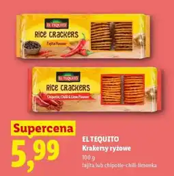 Lidl EL TEQUITO Krakersy ryżowe oferta