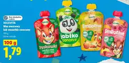 Lidl Solevita Mus owocowy lub smoothie owocowe oferta