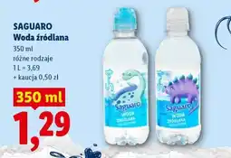 Lidl SAGUARO Woda źródlana oferta