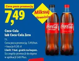 Lidl Coca-Cola lub Coca-Cola Zero oferta