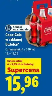 Lidl Coca-Cola w szklanej butelce oferta