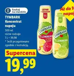 Lidl Tymbark Koncentrat napoju oferta