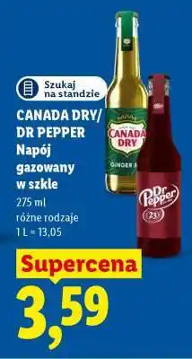 Lidl CANADA DRY/DR PEPPER Napój gazowany w szkle oferta
