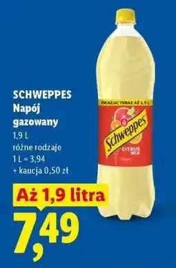 Lidl Schweppes napój gazowany oferta