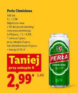Lidl Perła Chmielowa oferta