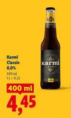 Lidl Karmi Classic 0,0% oferta