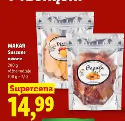 Lidl MAKAR Suszone owoce oferta