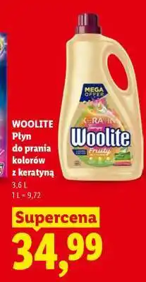 Lidl WOOLITE Płyn do prania kolorów z keratyną oferta
