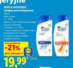 Lidl HEAD & SHOULDERS Szampon przeciwłupieżowy oferta