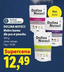 Lidl DOLINA NOTECI Mokra karma dla psa w pouchu oferta