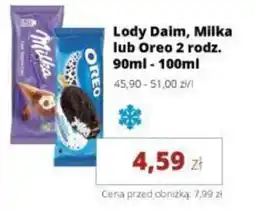 Torimpex Lody Daim, Milka lub Oreo 2 rodz. oferta