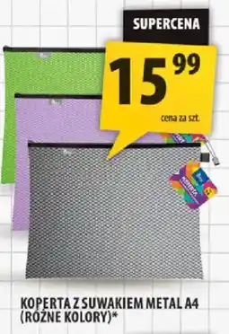 Arhelan Koperta z suwakiem metal A4 oferta