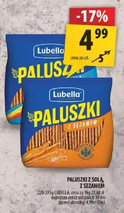 Arhelan Paluszki z sezamem Lubella oferta