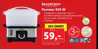 Lidl Parowar 950w 1 SZT oferta