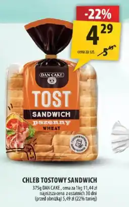 Arhelan Chleb Tostowy Sandwich Dan Cake oferta