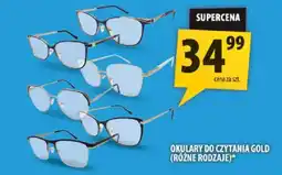 Arhelan Okulary do Czytania Gold oferta